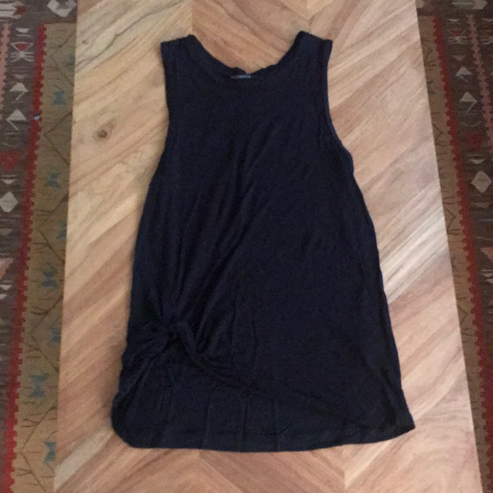 All Saints Knot Tank, Black, XS